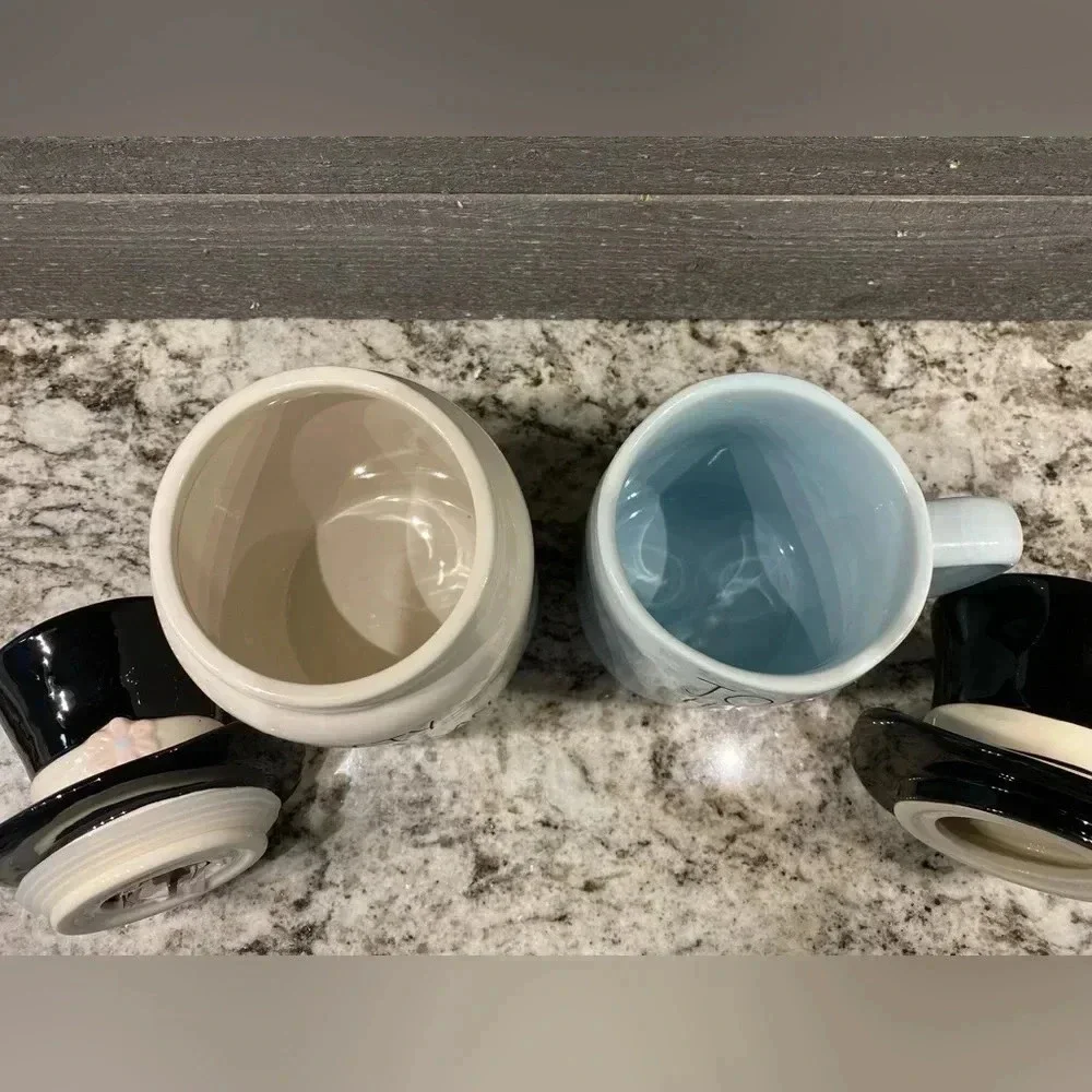 New Rae Dunn Frosty the Snowman Set Jolly Happy Fun Mug & Canister